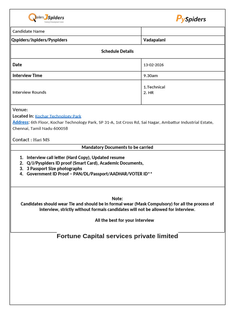 Fortune Capital Call Letter (13!02!2026) | PDF