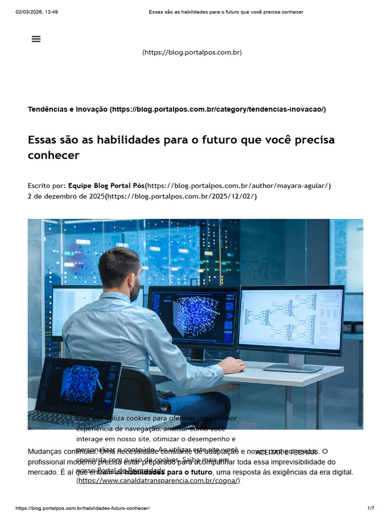 EQUIPE bLOGEssas São As Habilidades para o Futuro Que Você Precisa ...