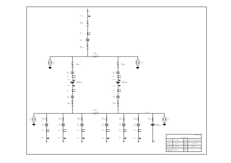 New Single Line Diagram of Transmission Line-Model | PDF