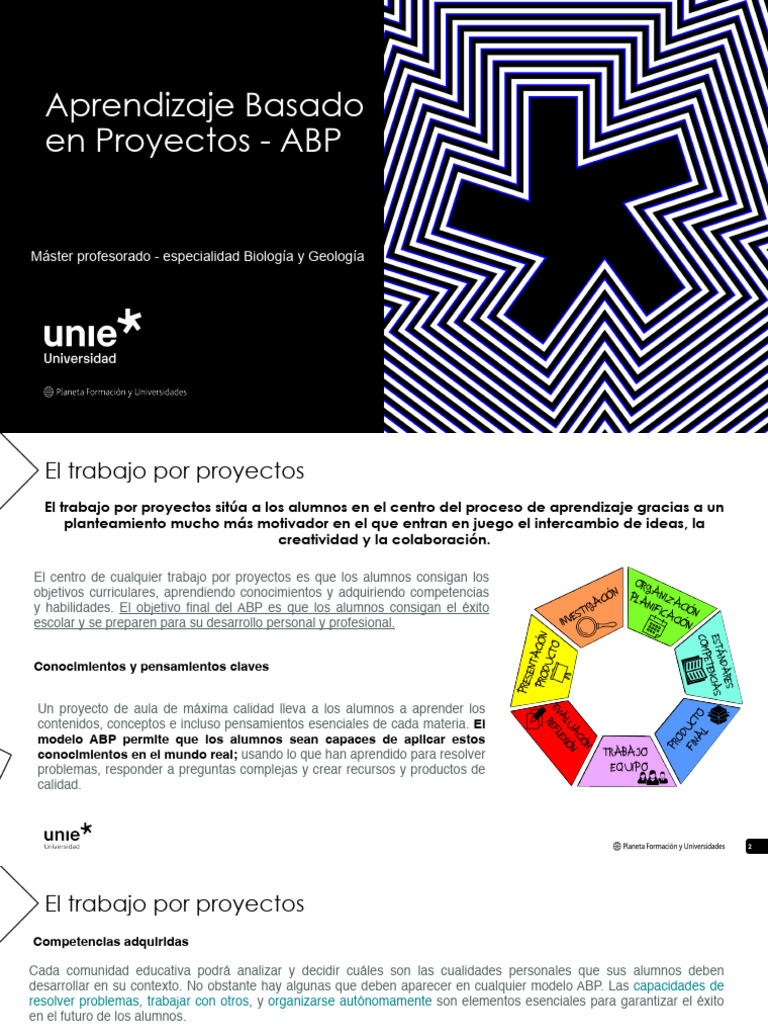Aprendizaje Basado en Proyectos | PDF