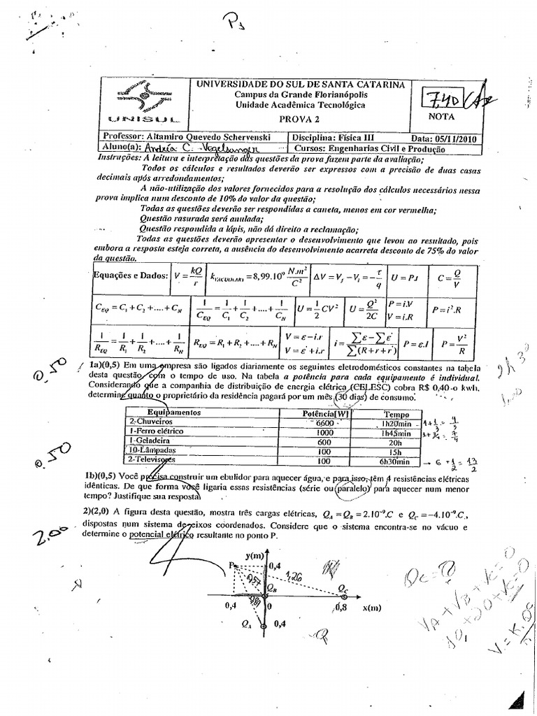 Prova 2 | PDF