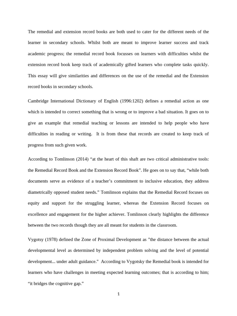 Assignment 1 Pgde143 Final | PDF | Psychology | Learning