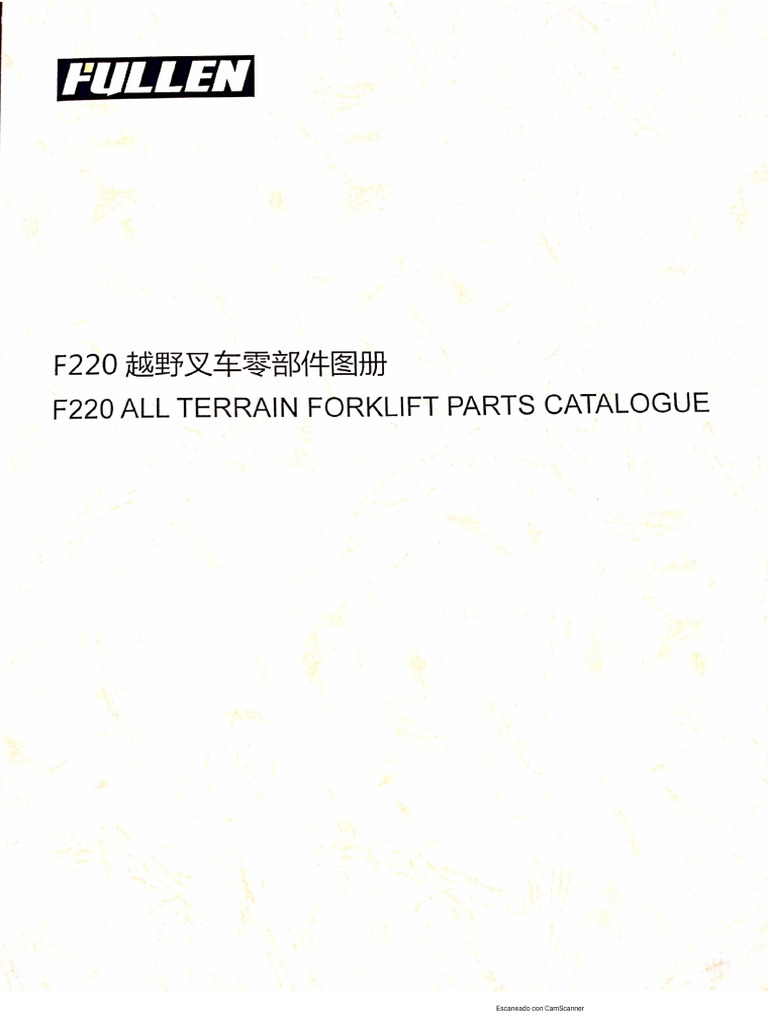 Manual de Partes F220 | PDF