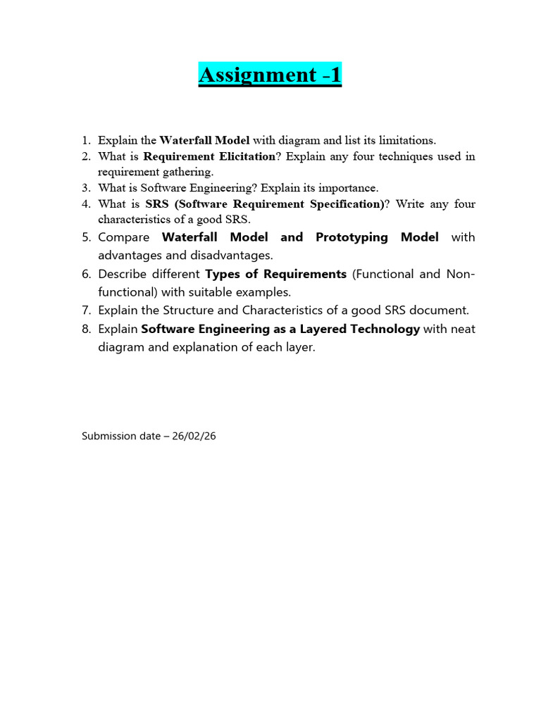 Assignment 1 | PDF