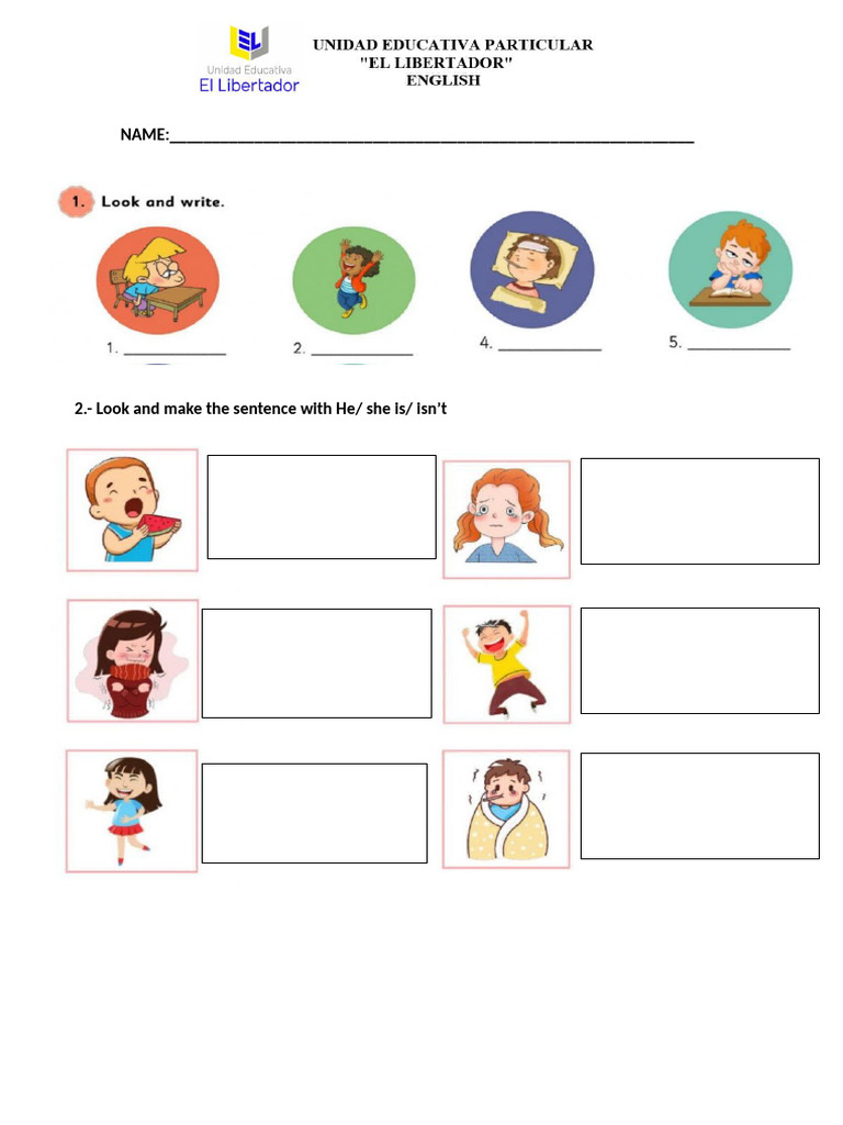He She Lesson | PDF