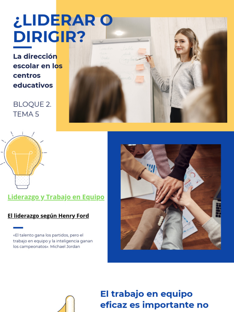 ¿Liderar o Dirigir | PDF | Liderazgo | Plan de estudios