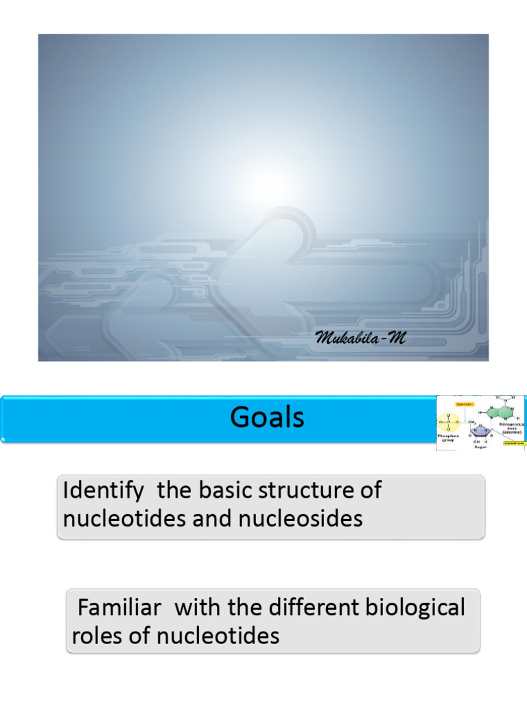 Classification and Functions of Nucleotides | PDF | Nucleotides ...