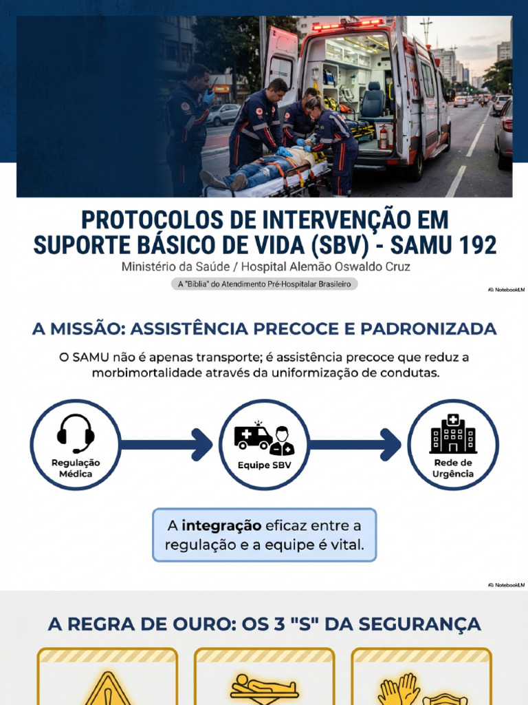 SAMU 192 SBV Protocols | PDF