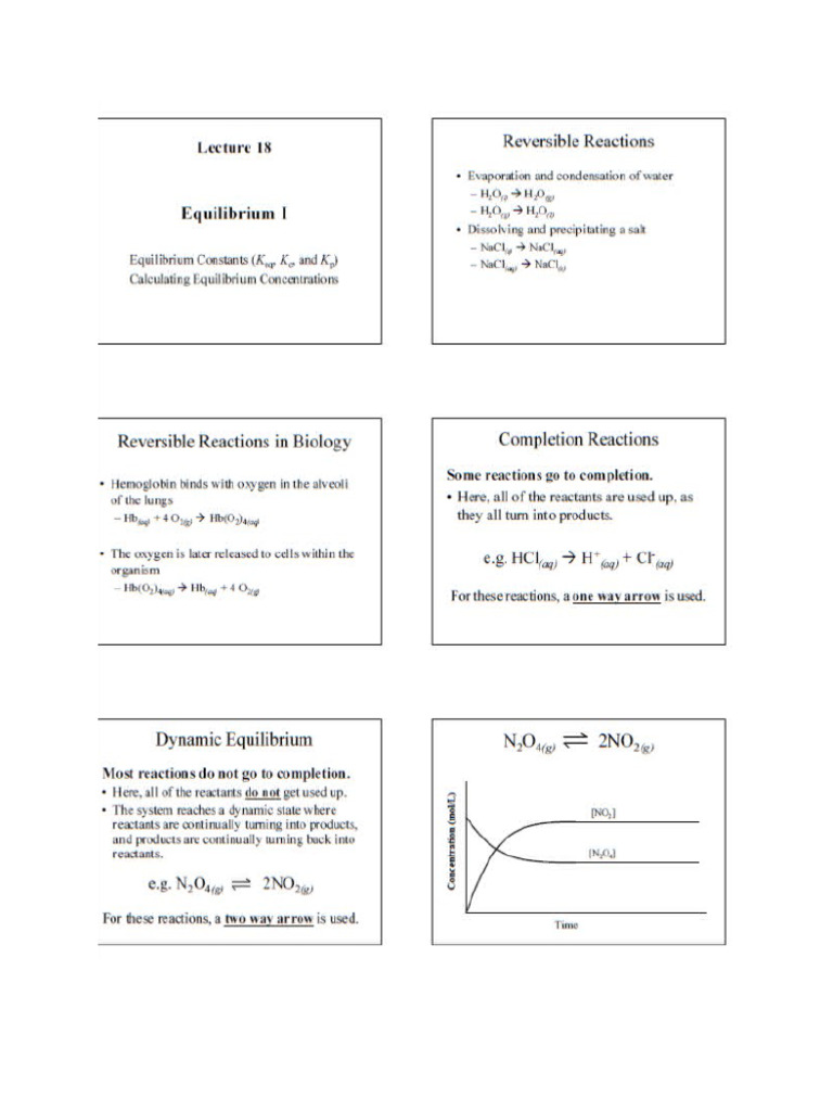 Equilibrium I | PDF