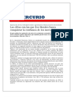Prensa: Entrevista a Jaime Dunn y Luis Arce Catacora Ministro de Economia y fFnanzas de Bolivia . El Mercurio Chile