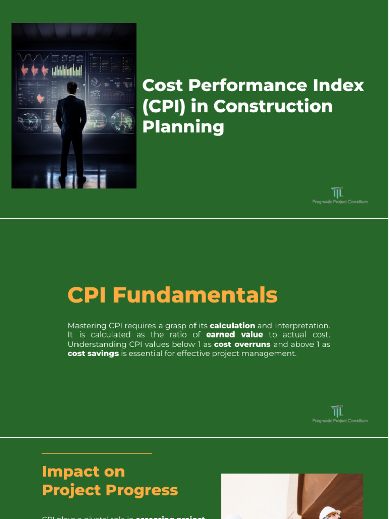 Cost Performance Index (CPI) in Construction Planning | PDF