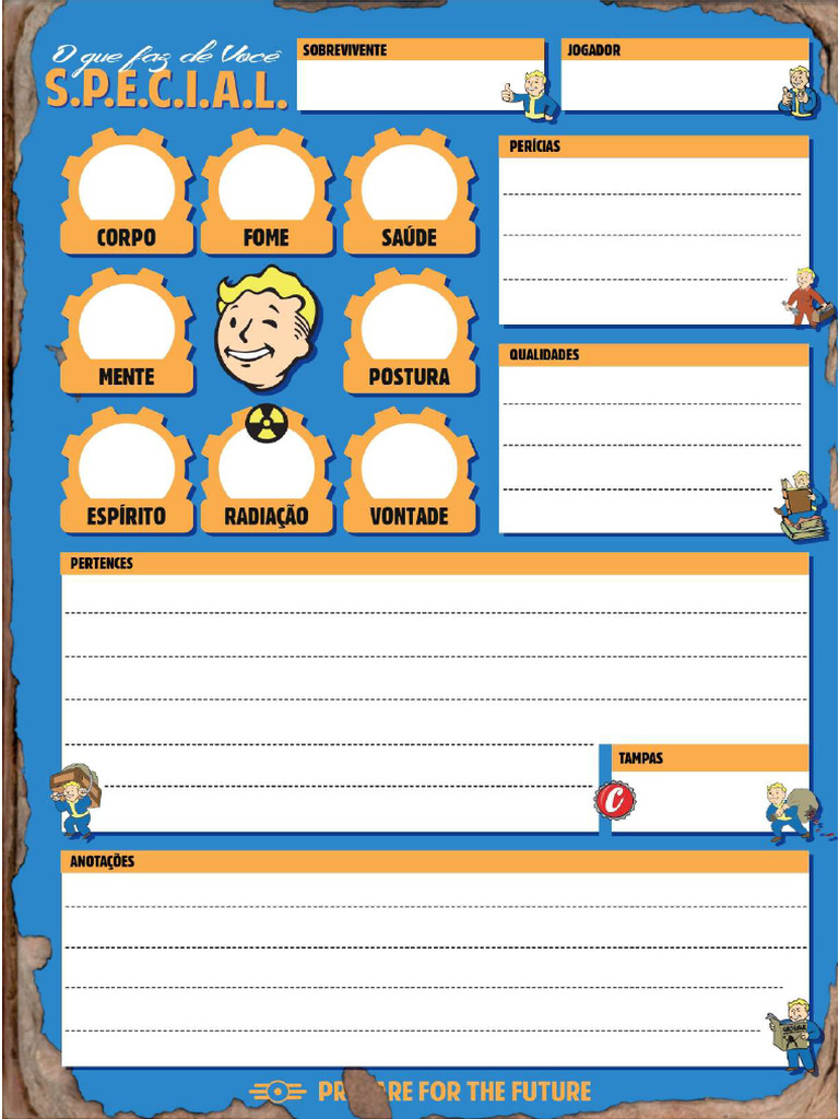 FALLOUT Preenchivel | PDF