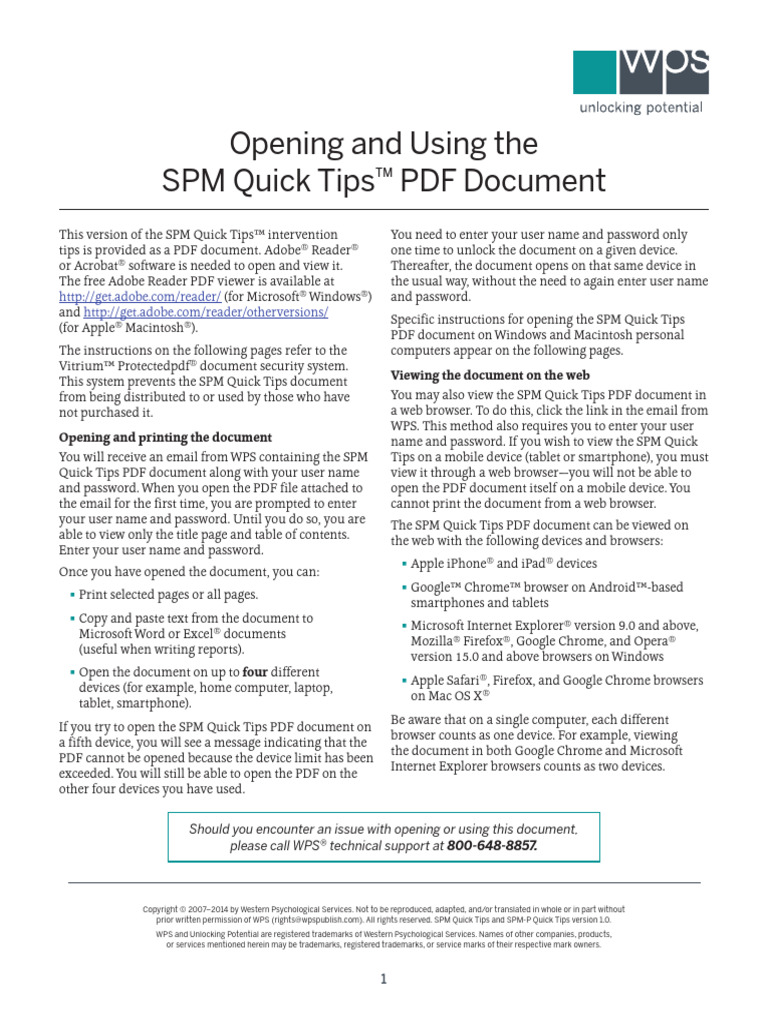 2.SPM Quick Tips Instructions | PDF | Software | Computing