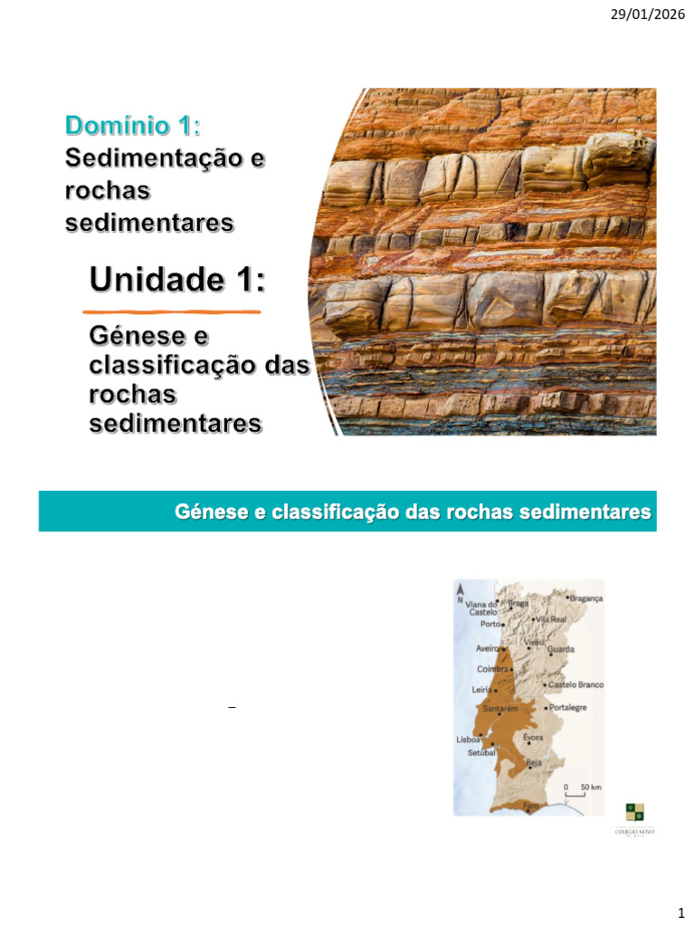D1 - U1 - Genese e Classificacao Das Rochas Sedimentares | PDF ...
