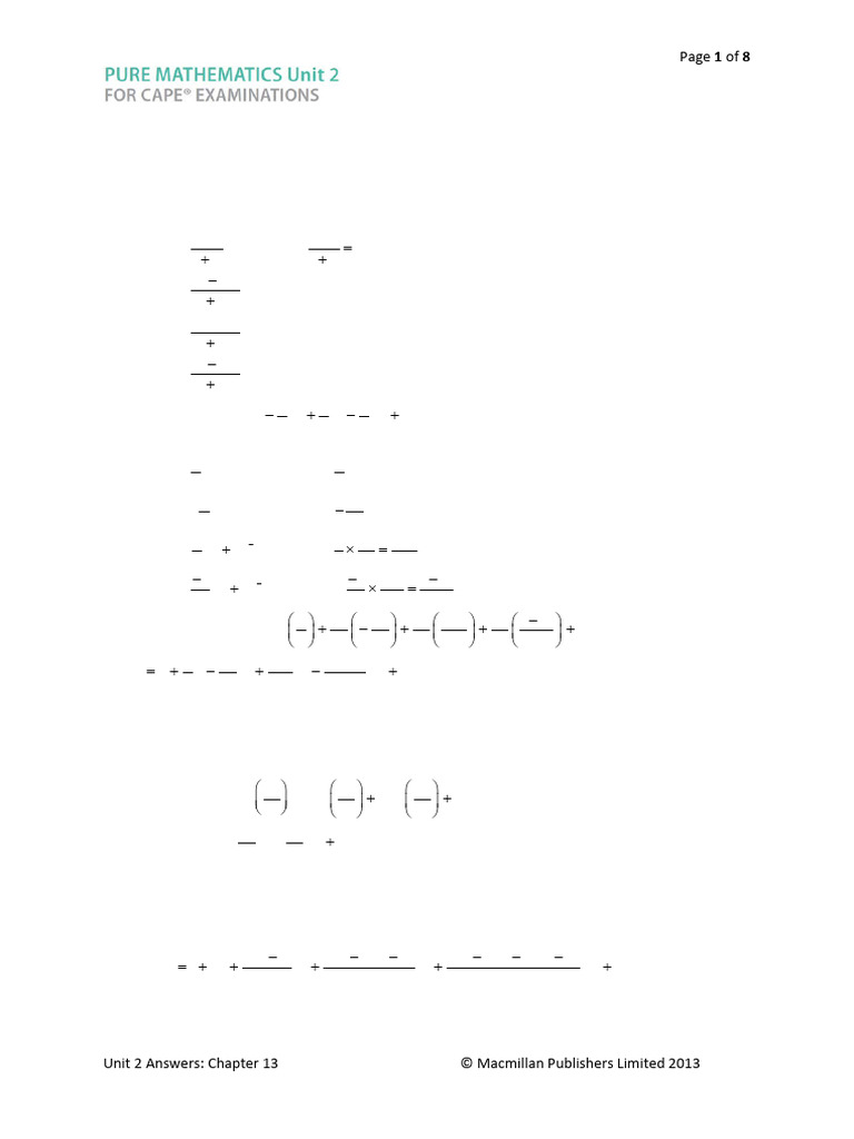 Chapter 13 Answers | PDF