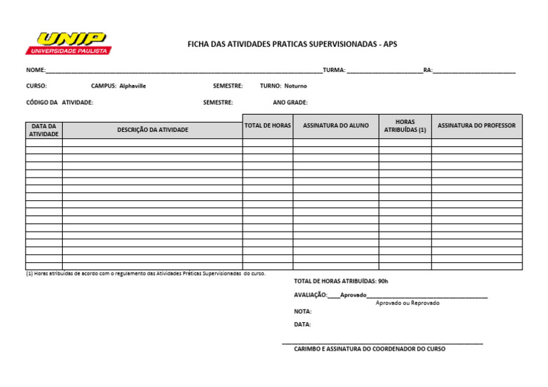 Ficha APS | PDF