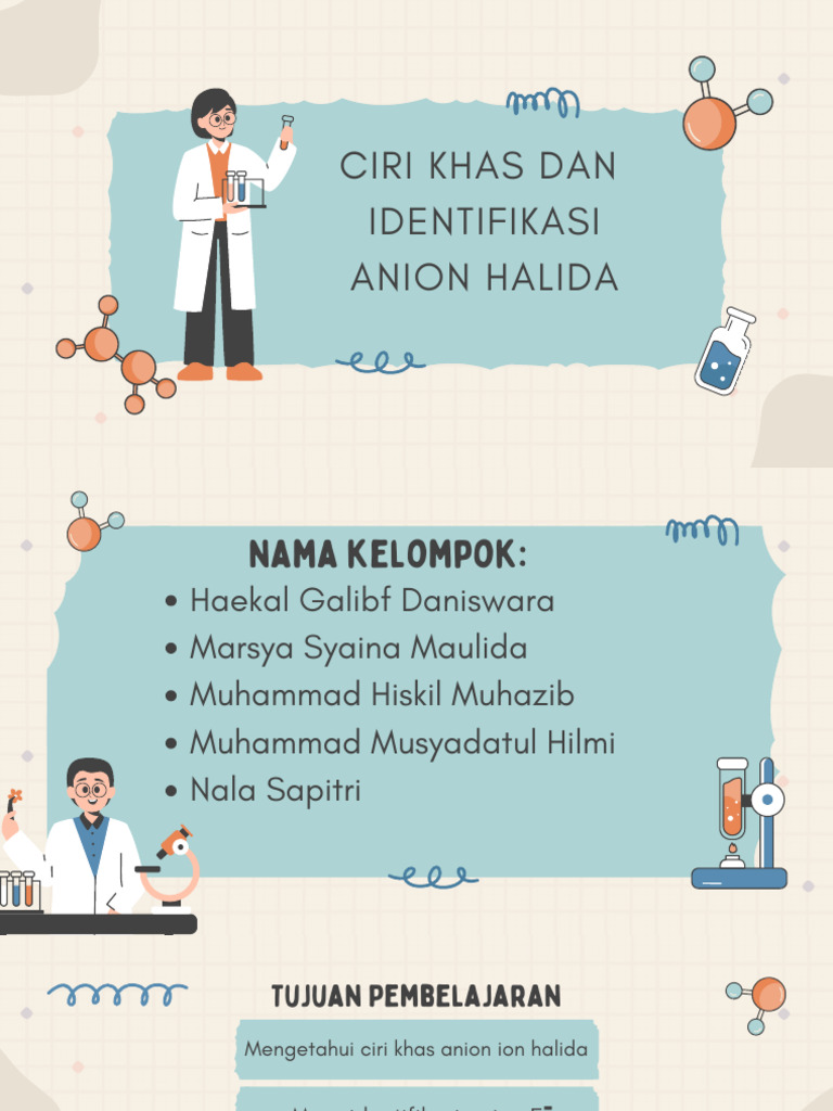Ciri Khas Dan Identifikasi Anion Halida | PDF
