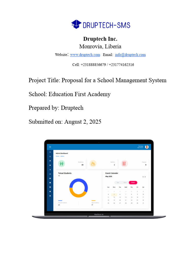 Edufirst Project Proposal | PDF