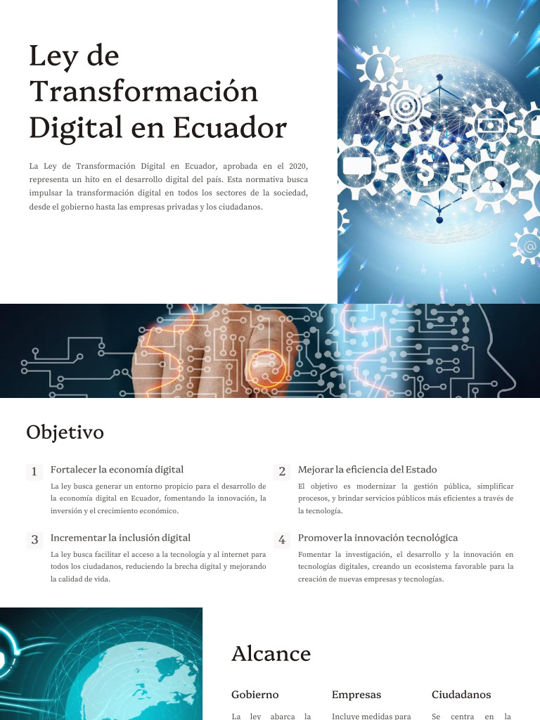1. Ley de Transformación Digital | PDF | Tecnología de información y ...