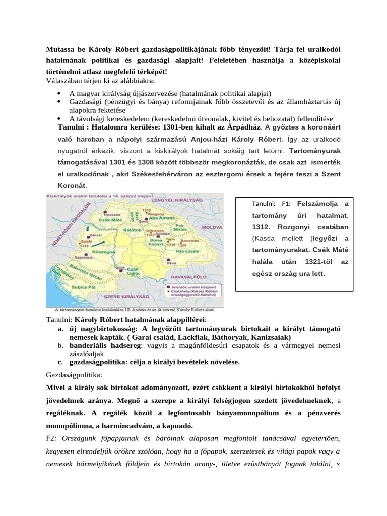Károly Róbert | PDF