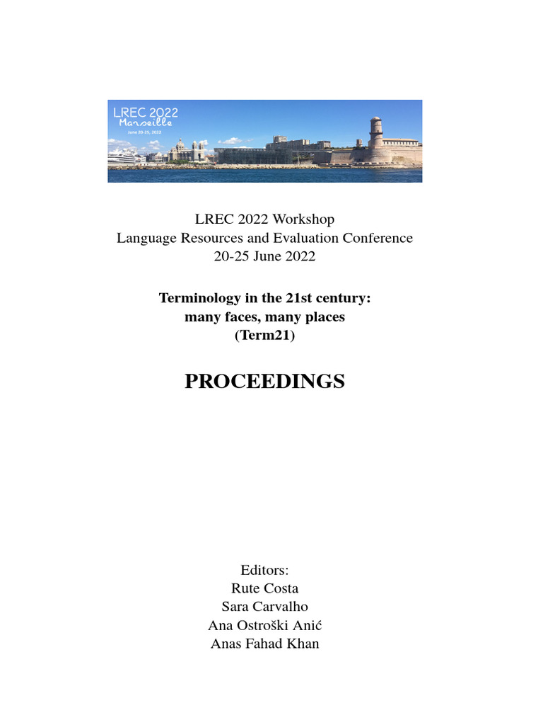 Workshop Terminology 21st NOVA | PDF | Semantics | Interpretation ...