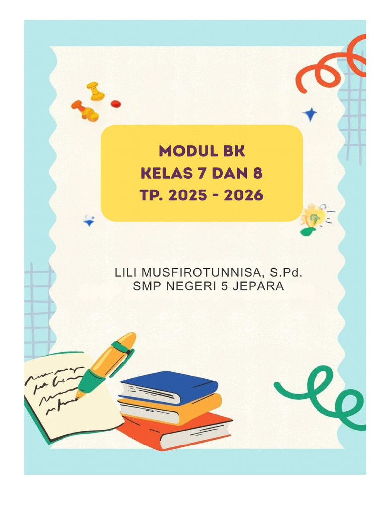Program BK Kelas 7 - 8 Tahun 2025-2026 | PDF