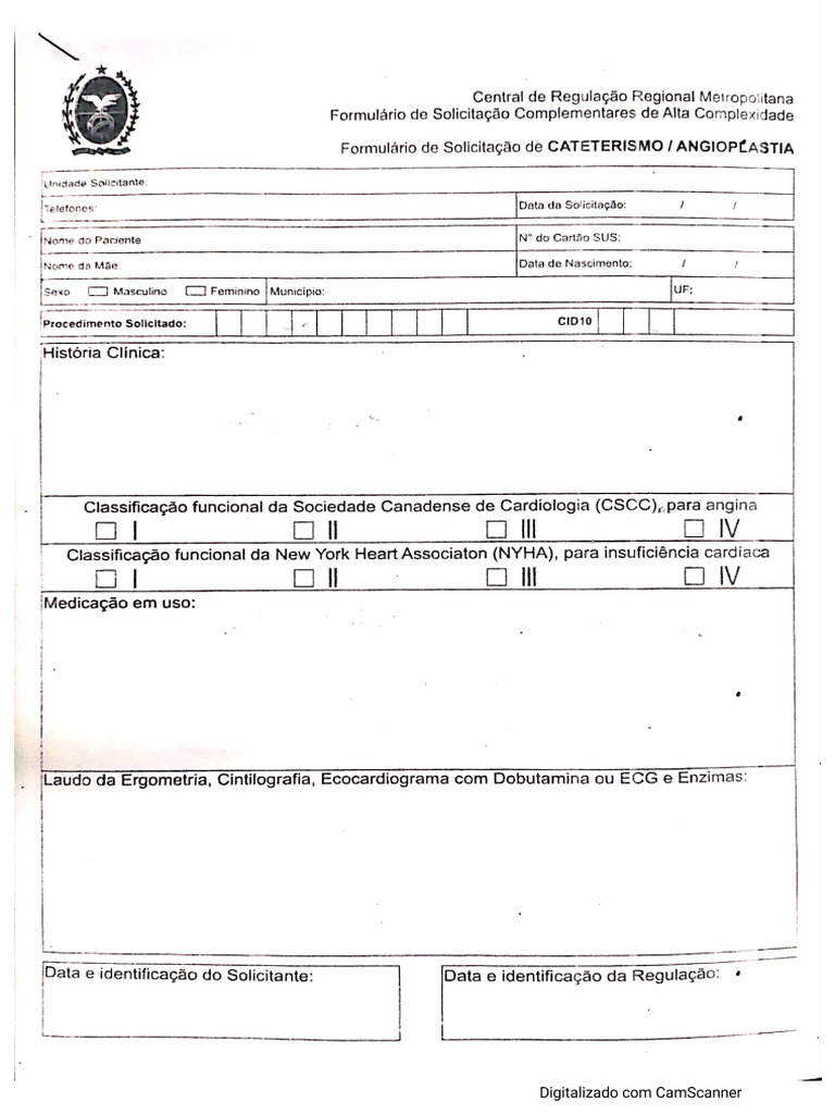 Formulário CAT | PDF