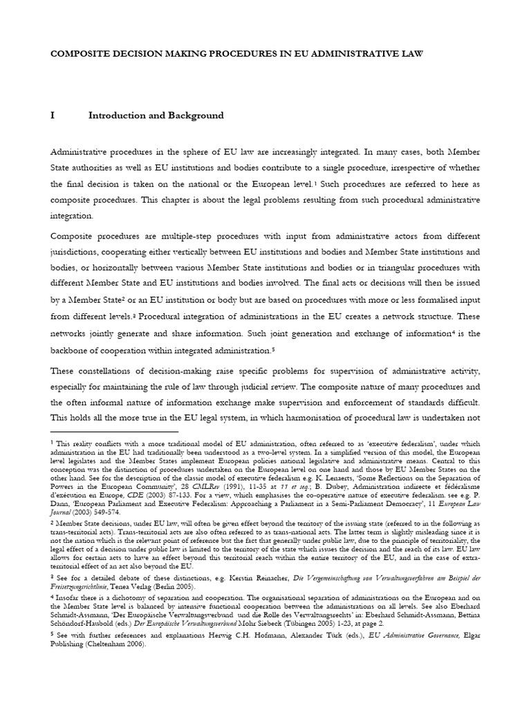 Composite Procedures Final | PDF | Regulatory Compliance | European Union