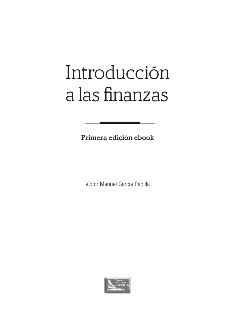 Introduccion A Las Finanzas | PDF | Monedas | Mercado (economía)
