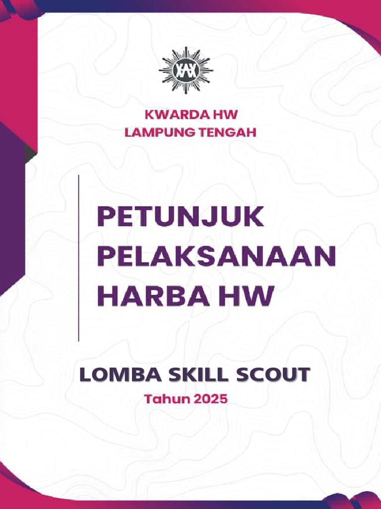 Revisi Juklak Skill Scout Harba HW | PDF