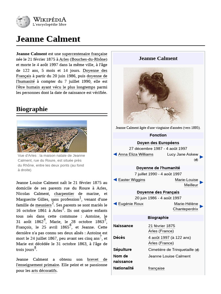 Jeanne Calment | PDF