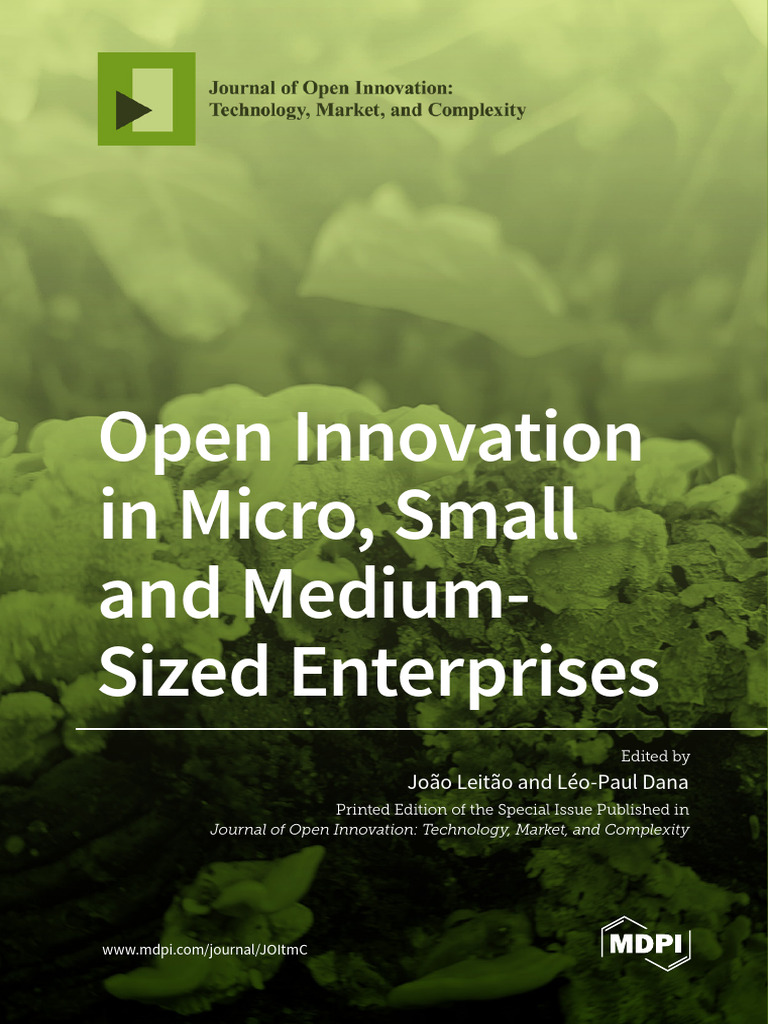 Open Innovation in Micro Small and MediumSized Enterprises | PDF ...