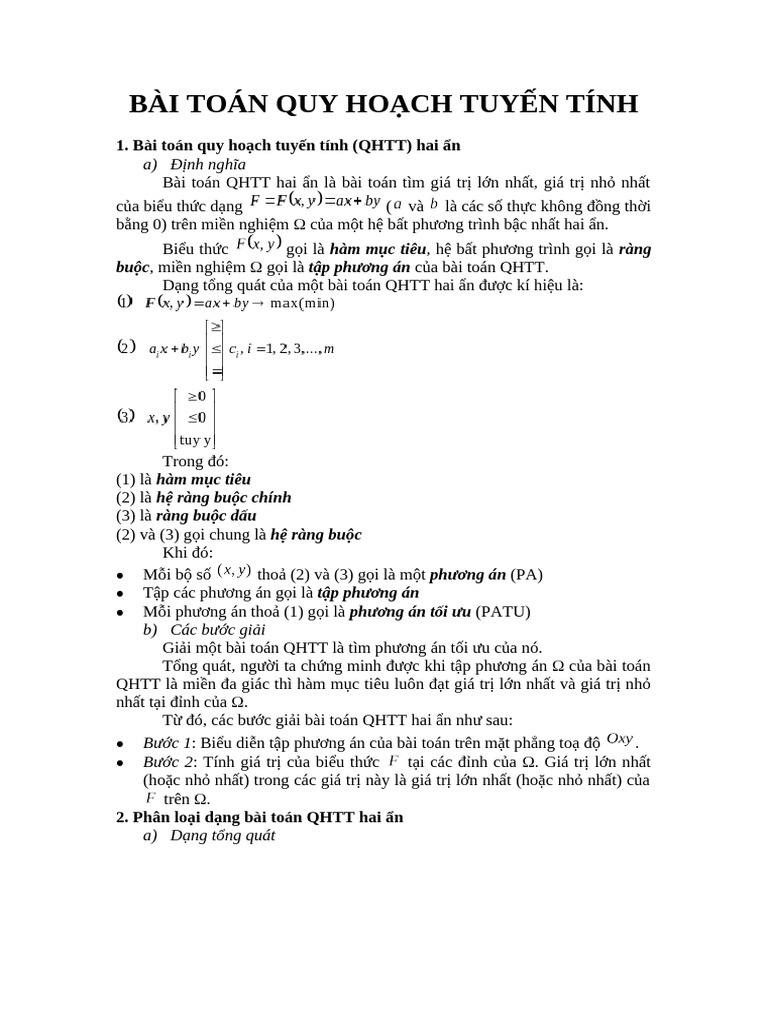 Baitoan QHTT | PDF