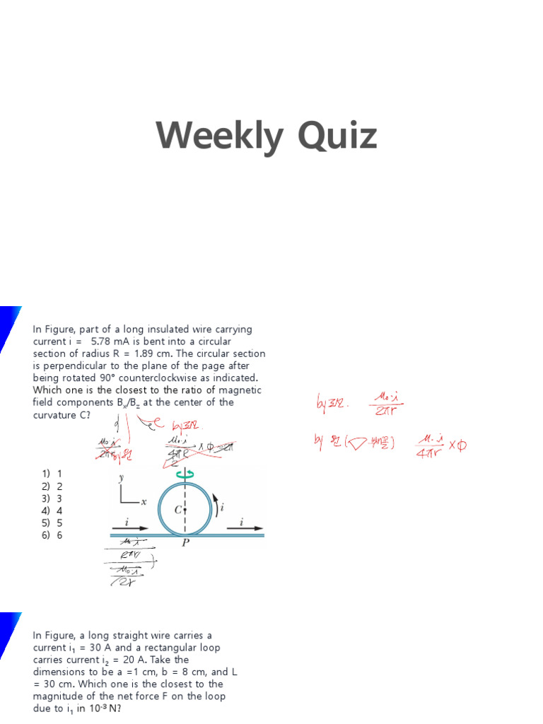 Weekly Quiz's - 2 | PDF