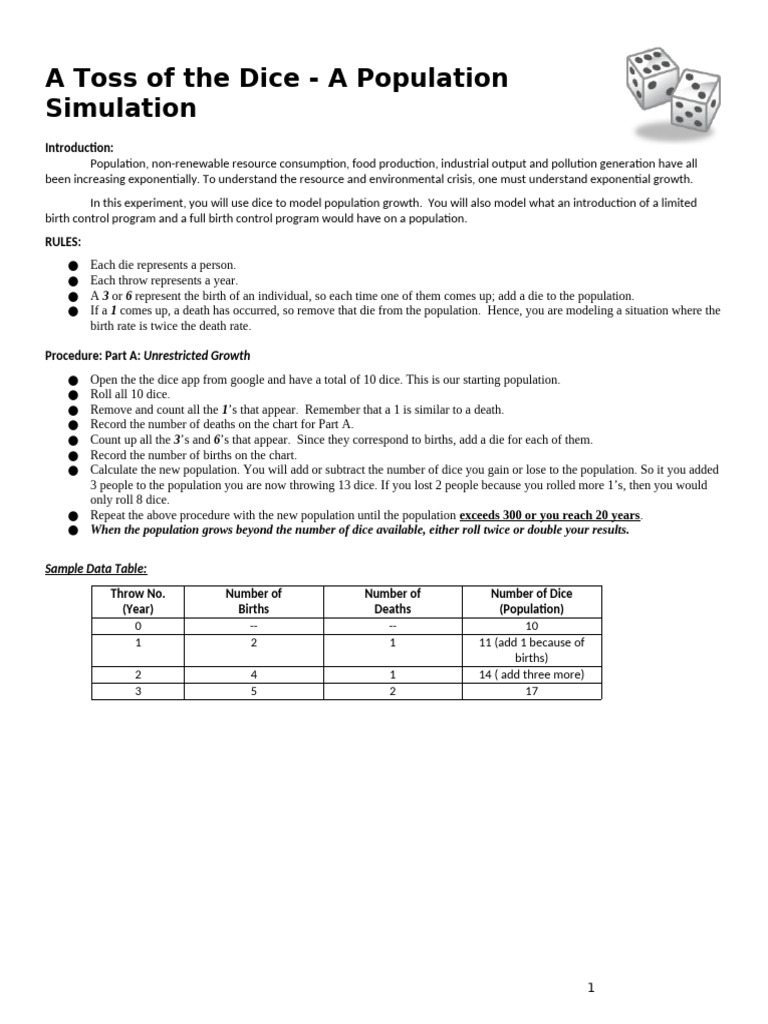 Toss The Dice Activity - 25 | PDF | Dice | Applied Mathematics