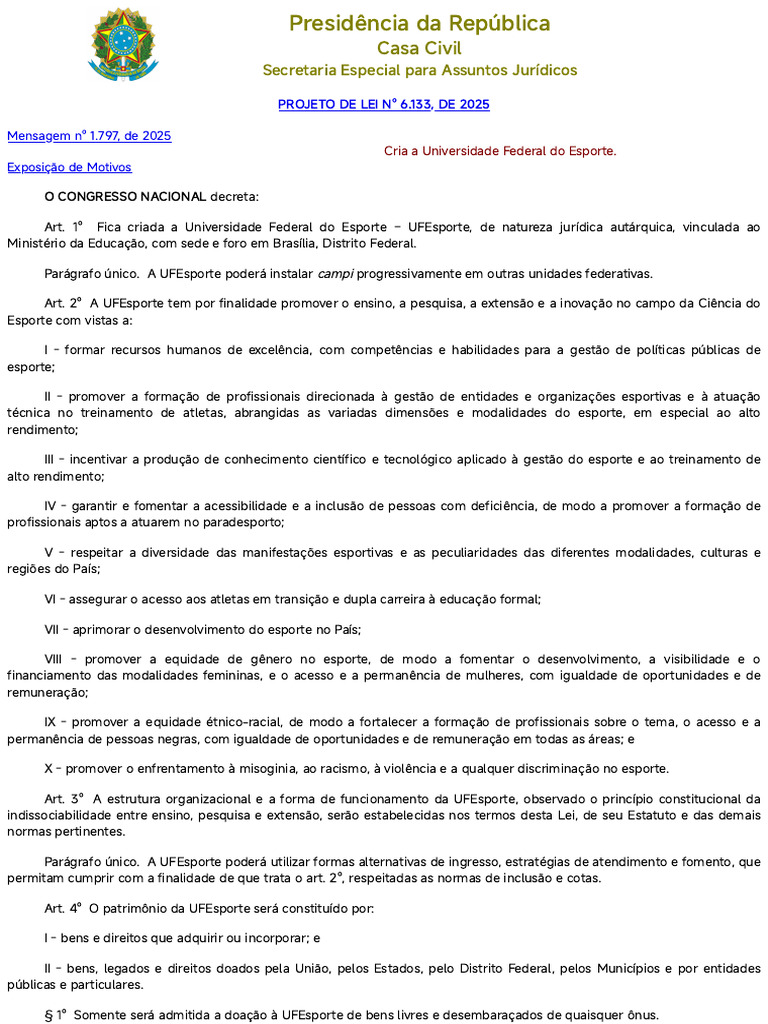 PL 6133 25 | PDF | Orçamento governamental
