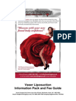 Vaser Liposuction Information Pack and Fee Guide