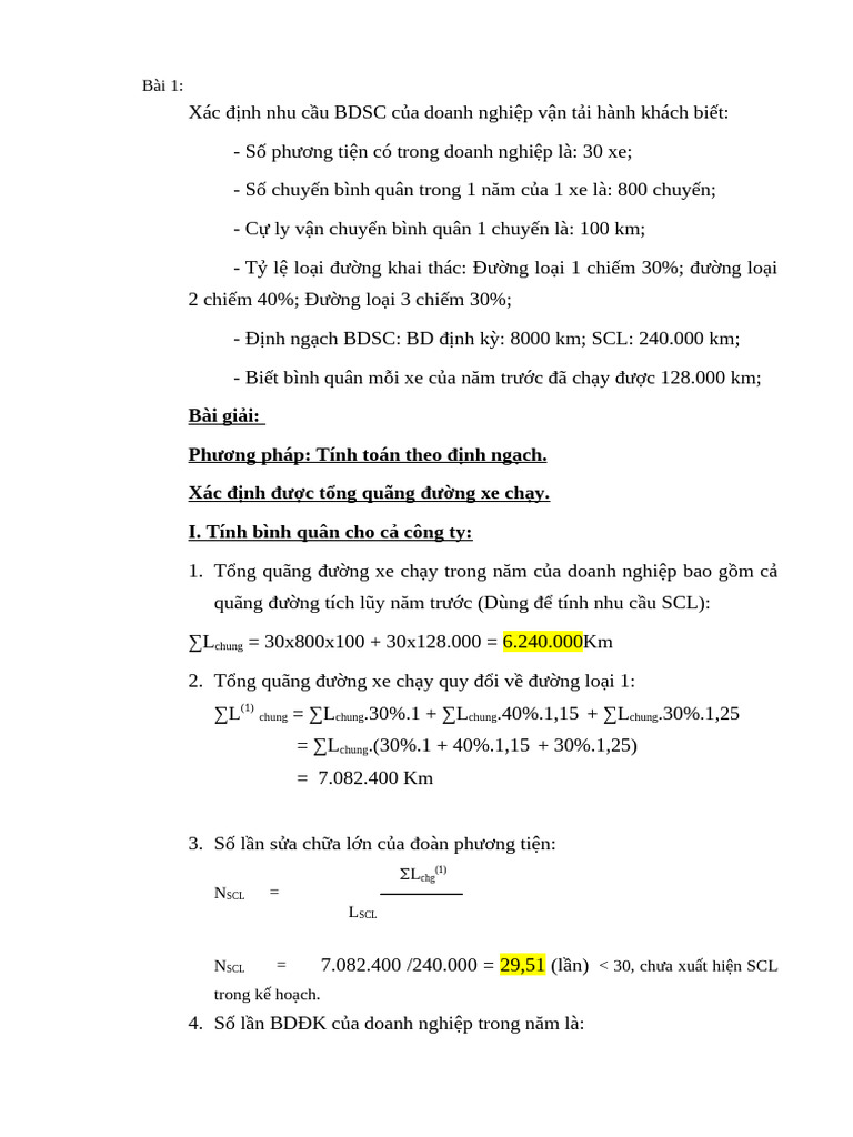Bài giải - BDSC | PDF