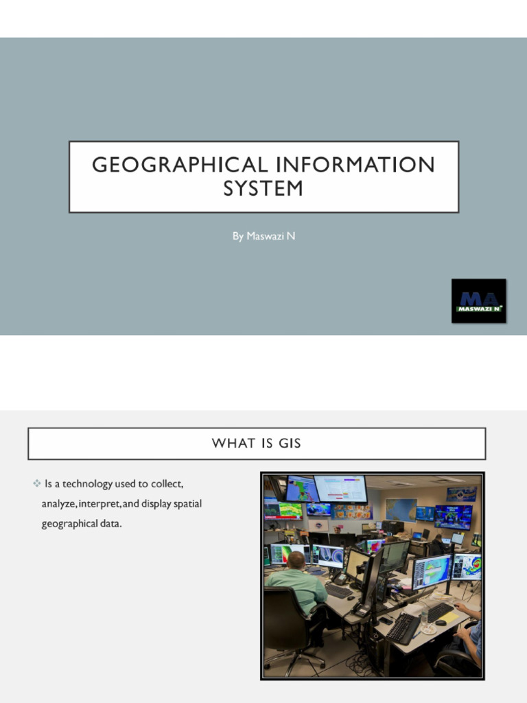 GIS-Geographical Information System | PDF