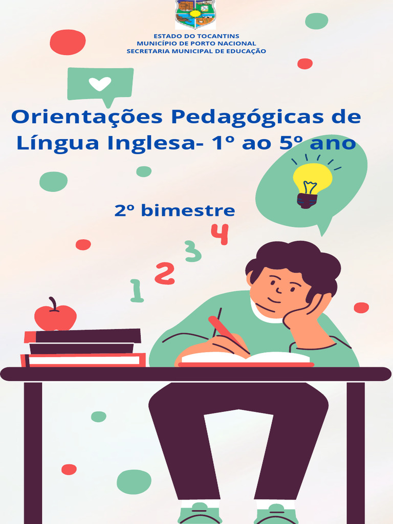 Ingls Orientaes Pedaggicas 1 Ao 5 2bim | PDF | Pedagogia | Linguística