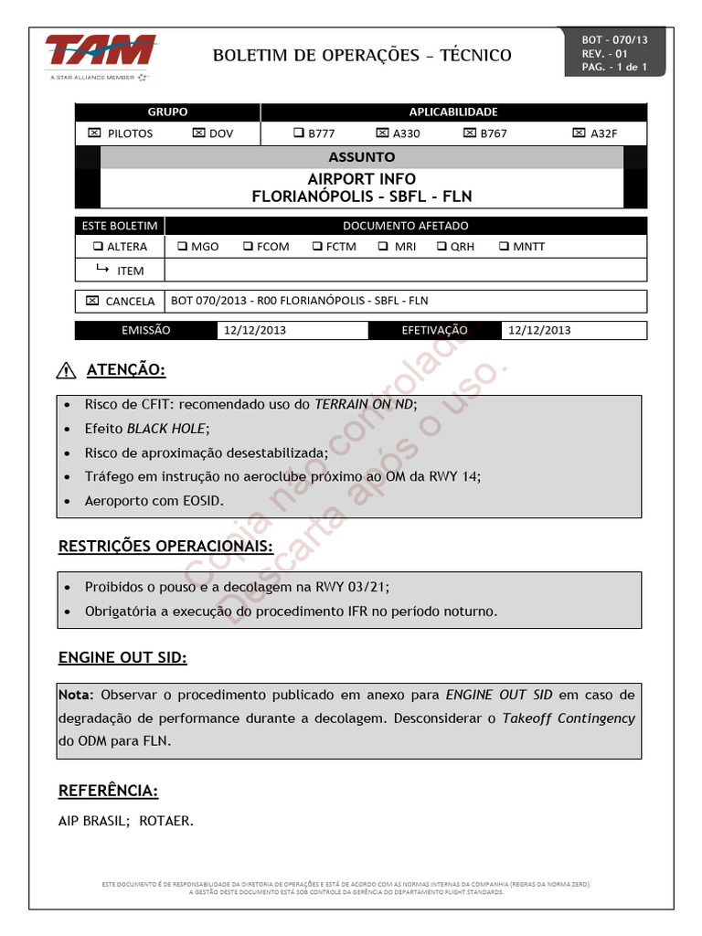 Bot 2013 070 r01 Airport Info Florianopolis12!12!13 | PDF | Aviação ...