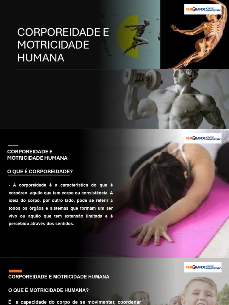 Corporeidade e Motricidade Humana Aula 1 | PDF | Corpo humano | Aristóteles