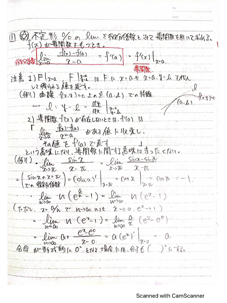 三森 2023数3特講 板書 | PDF