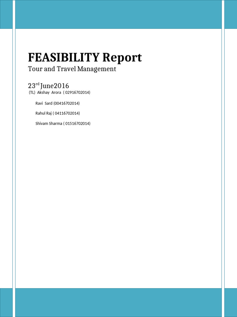 Feasibility Report Template 1 0 | PDF | Software Development | System