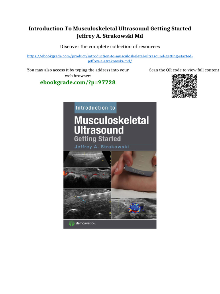Introduction to Musculoskeletal Ultra…