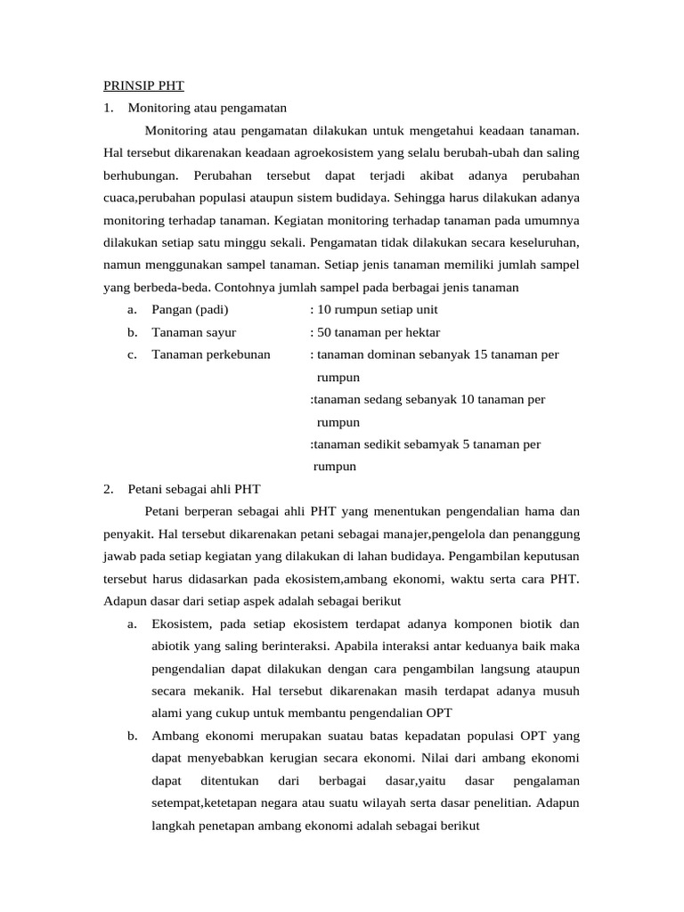 m3 - Prinsip PHT | PDF