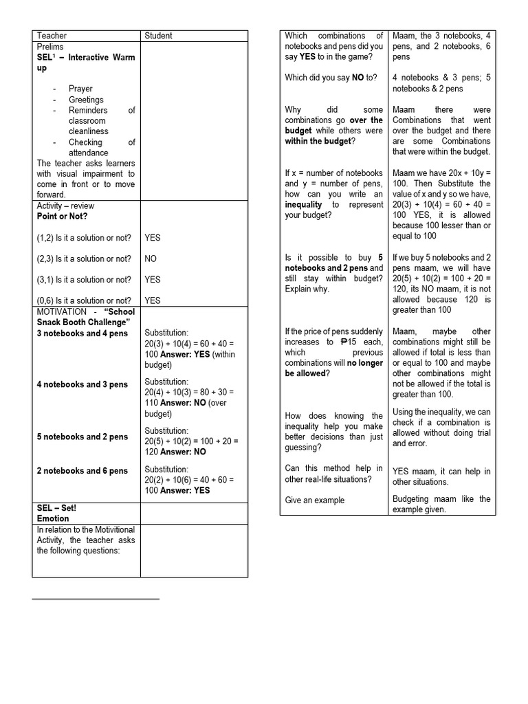 Script For Observation - 092706 | PDF | Cognition | Learning