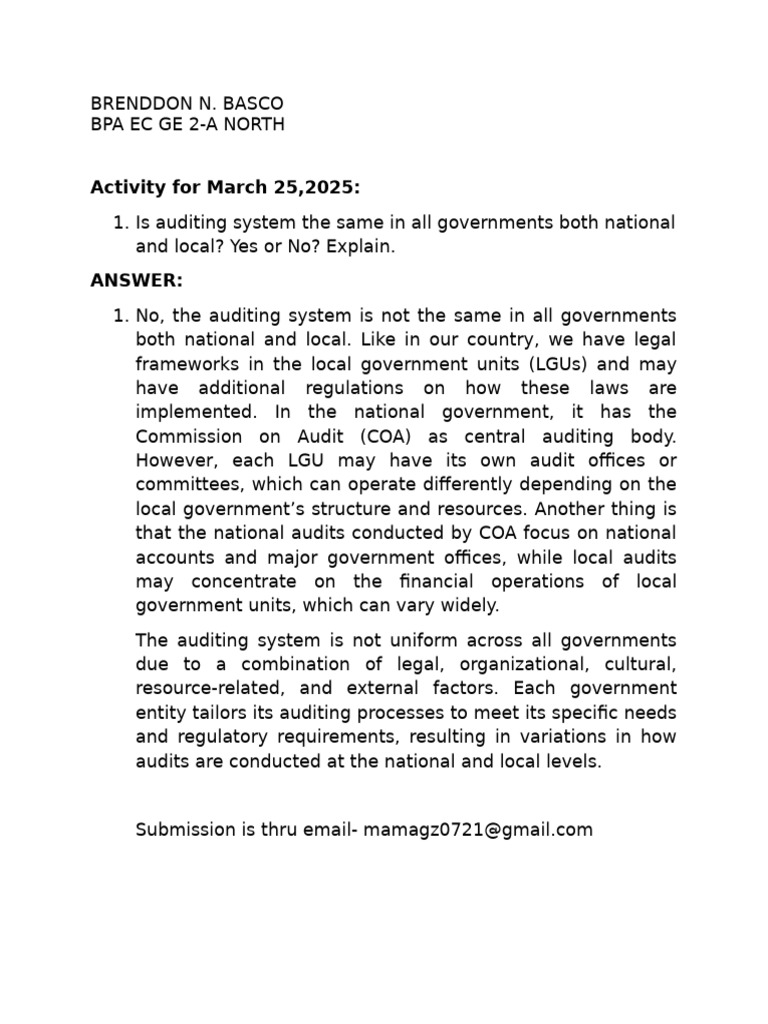 Activity For March 25, 2025 | PDF