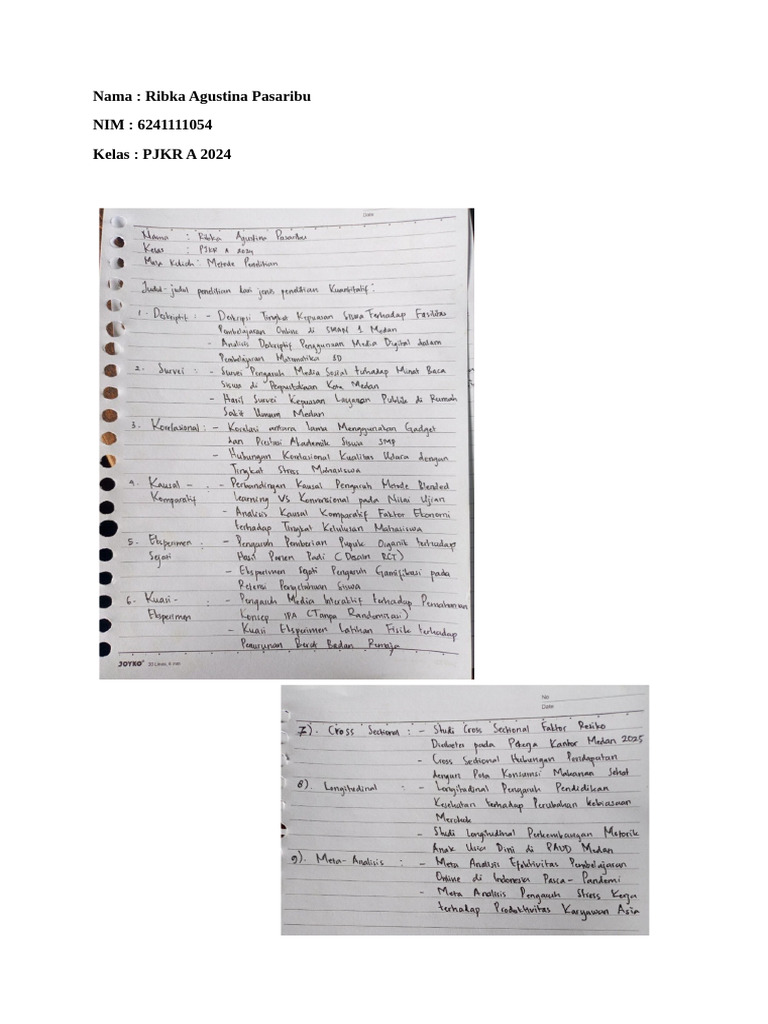 Metopen Ribka Agustina Pasaribu | PDF