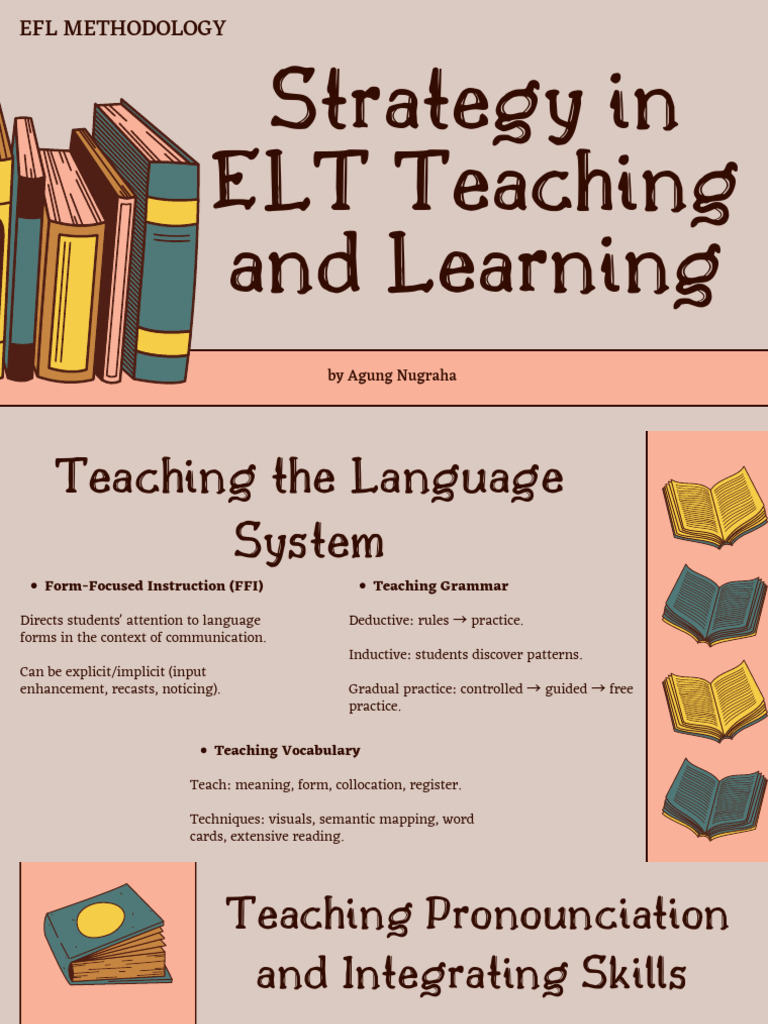 Strategy in ELT Teaching and Learning | PDF | Behavior Modification ...